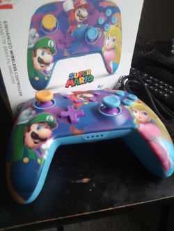 Nintendo Switch Controller With Super Mario Characters
