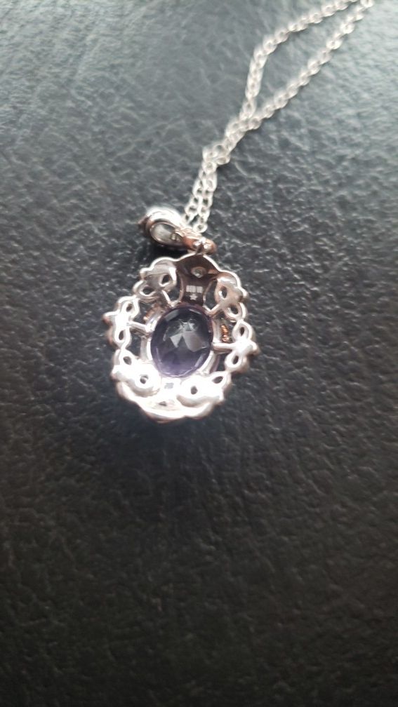 SS Amethyst Necklace