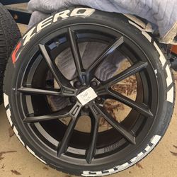 Tesla Wheels And Tires Set 