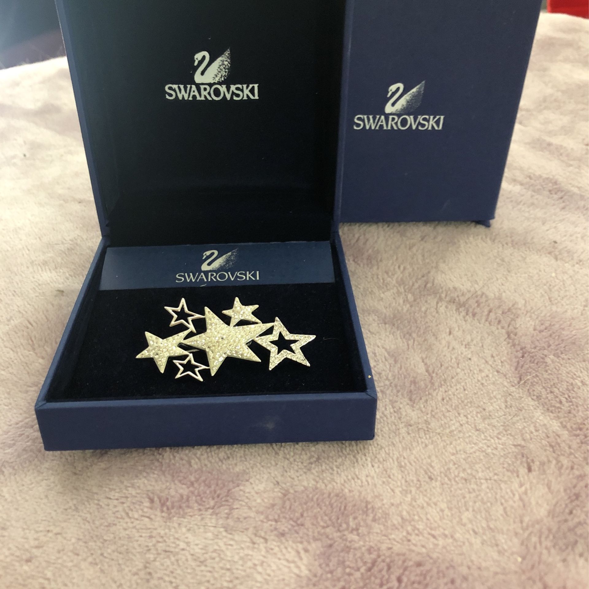 Swarovski Shooting Stars Pin Or Brooch Jewelry