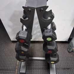 Dumbbells With Rack