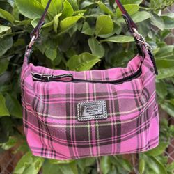Pink shoulder bag coach