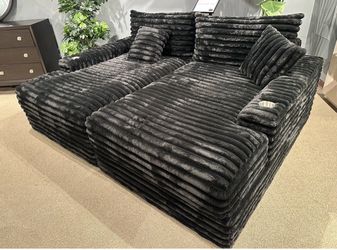 Oversized Double Chaise Sectional Sofa