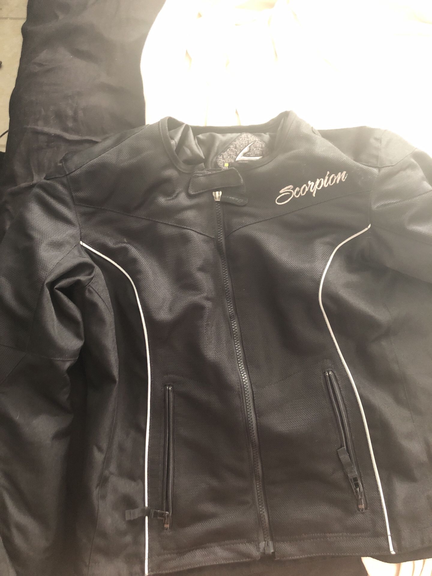 Scorpion women’s motorcycle jacket $35