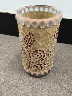 Ornate flower vase/ candle holder