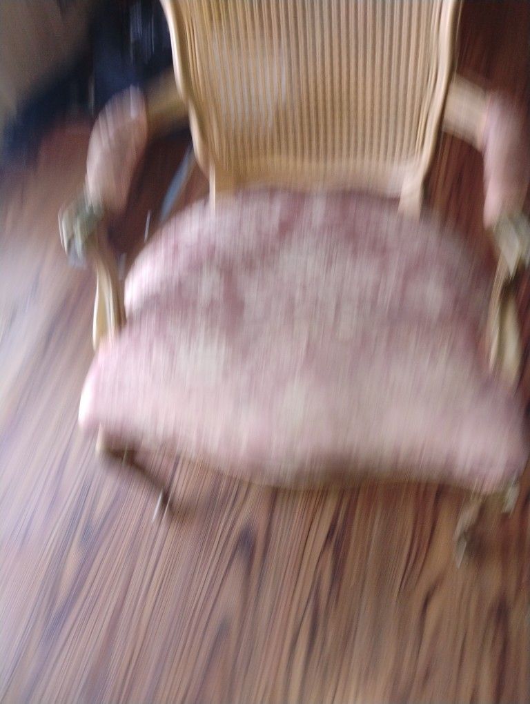 Vintage Louie Xv Cane Back Chair