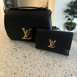 Louis Vuitton Crossbody And Wallet