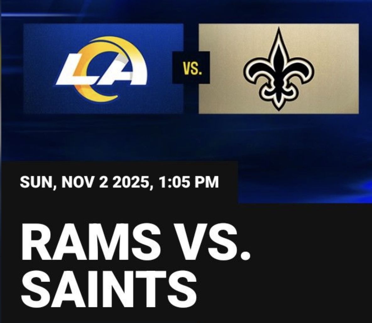 Rams Vs Saints 