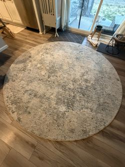 8 FOOT Round Rug (7’ 10”)