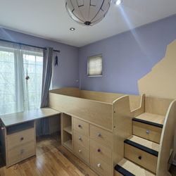 Captain's Bed with Desk