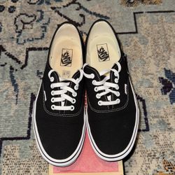 Black&White Vans Size 12