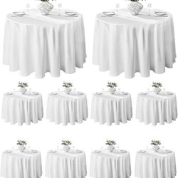 12 round table polyester tablecloth