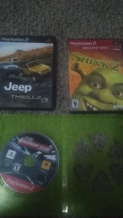 3 Ps2 games