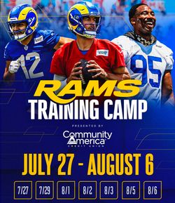 Sunday Rams Training Camp 12 Tickets