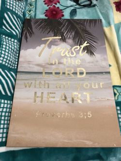 Trust in the lord canvas