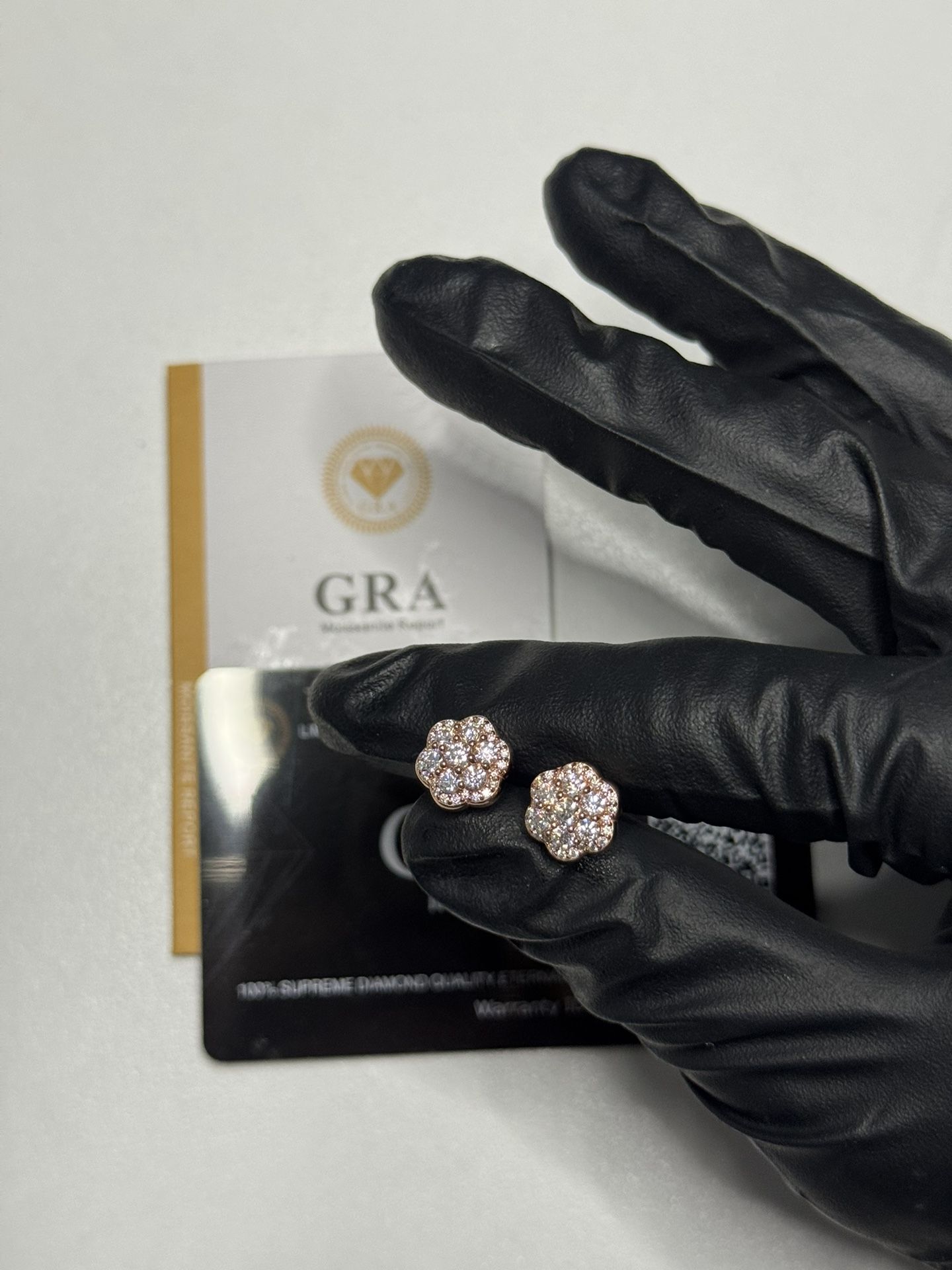 Cluster VVS Earrings