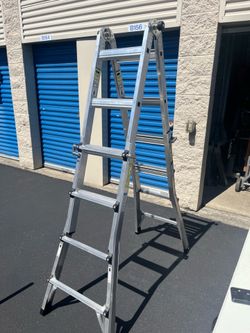 Franklin’s 17ft multi adjust ladder.