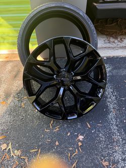 26 inch black snowflakes with lion hart tires
