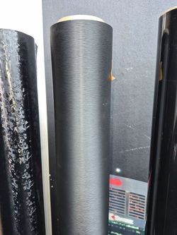 Brush black vinyl wrap by the yard