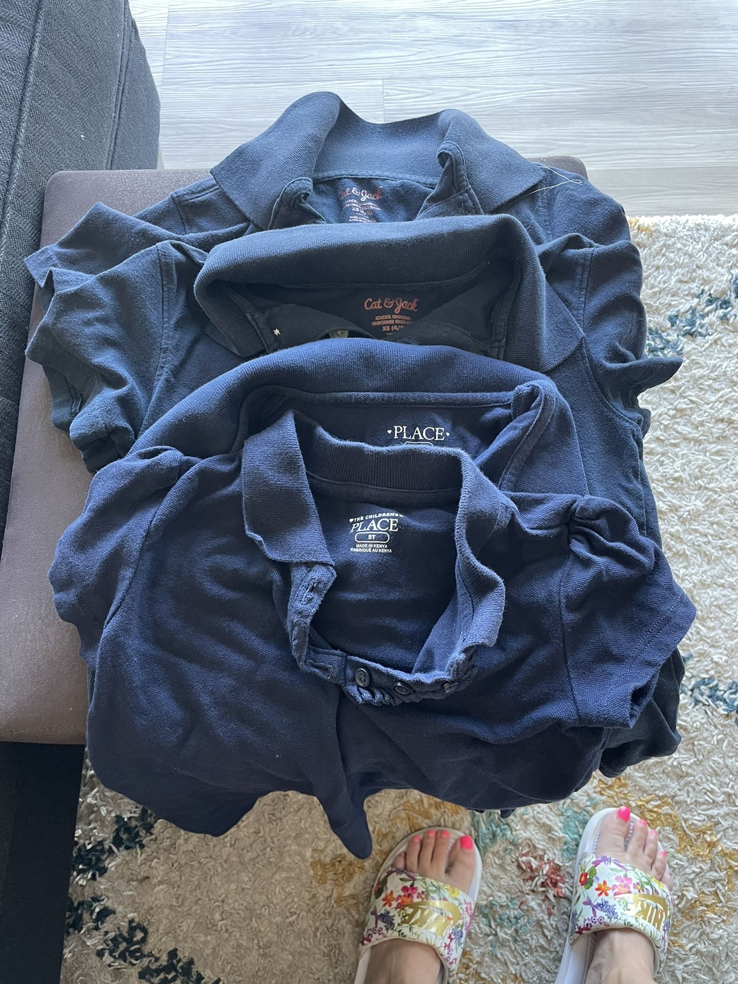 Girls Uniform Shirts 4t 5t XS