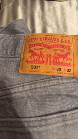 Grey 501s 32-32