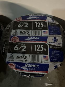 6/2 Romex 125ft