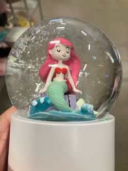 Disney little mermaid snow globe with music