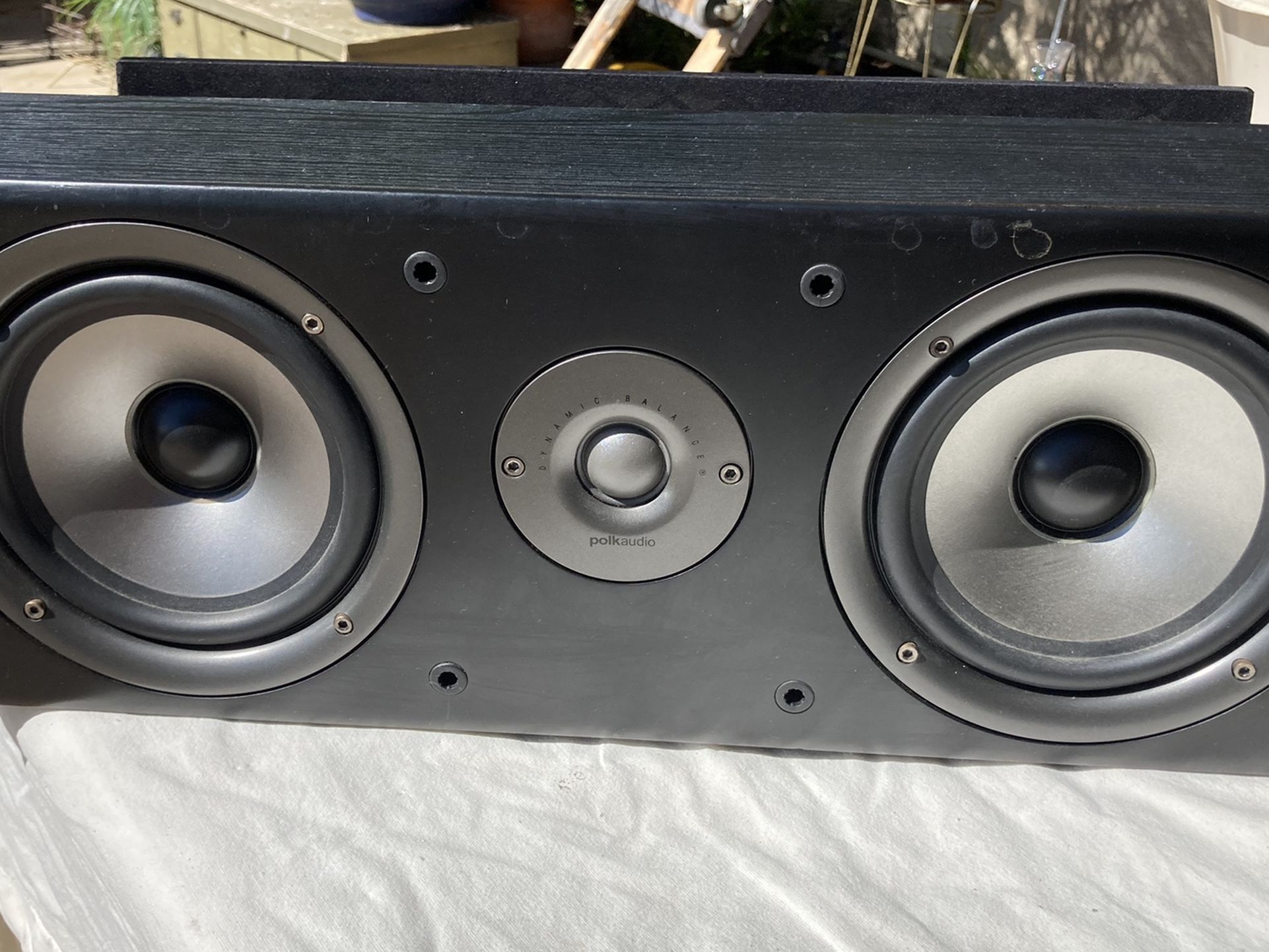 Polk Audio CS2 Monitor Series II (BLACK) Center Channel Speaker - 175 watts