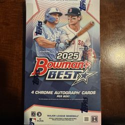 2025 Topps Bowman's Best MLB Baseball Hobby Box