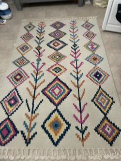 5x 7 area Rug Boho