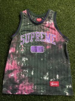 Supreme Basketball Jersey - Dyed Green - Medium