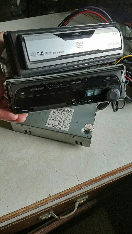 Alpine dvd player and monitor...