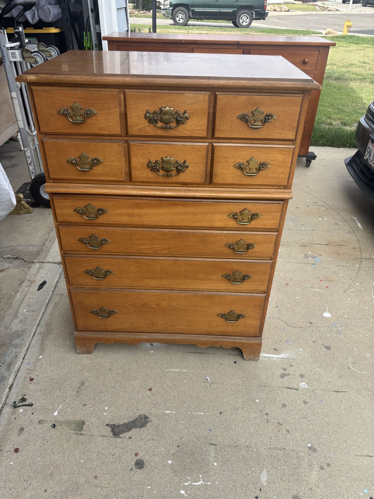 Six Drawer Tall Dresser