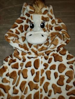 NEW! GIRAFFE Hooded Sleeper Size 8/10