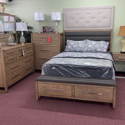 💥HUGE Blowout Furniture Sale!💥 Brand New 7PC Queen Size Bedroom SET! $50 Down Takes It Home Today!