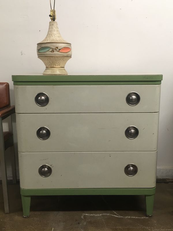 1930s Simmons Furniture Metal Dresser For Sale In San Diego Ca