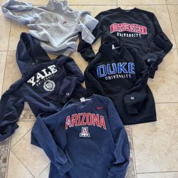 University Sweatshirts (men’s Small)