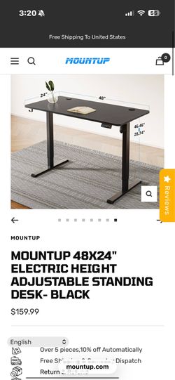 electric desk