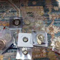 Half's,Quarters, Dimes, Nickels Proof And Mint