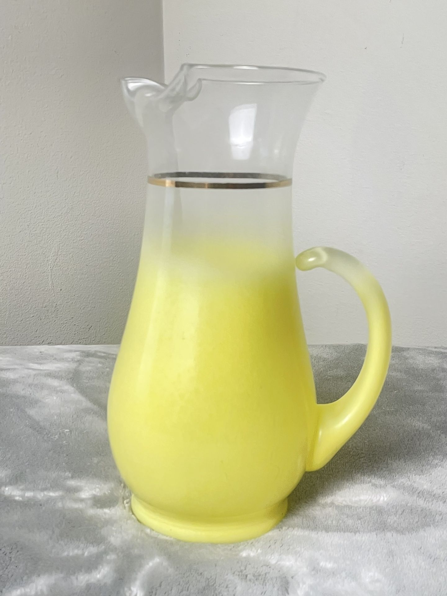 Vintage Blendo West Virginia Glass Pitcher