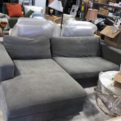Small Grey 2pc Sectional 