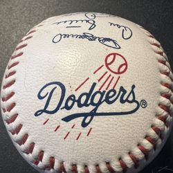 LA Dodgers ( Tommy Lasorda Era) Facsimile Baseball. 