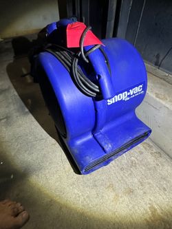 Shop vac air mover floor dryer fan