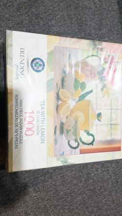 Trending puzzles tea with lemon