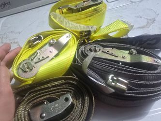 Heavy duty tie-down straps