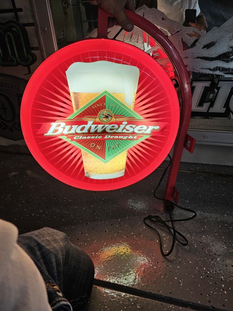 Bar Light-Budweiser Collectable