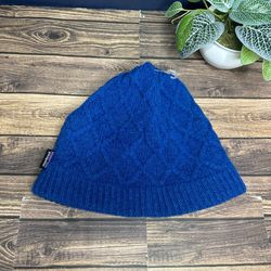 Patagonia Women's Honeycomb Knit Beanie NWOT Size ONE SIZE (Blue)