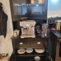 Black/kitchen Cabinet. $200 Or Best Offer