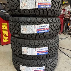 (4) - 265/65/17 Otani SA2000 All Terrain Tires