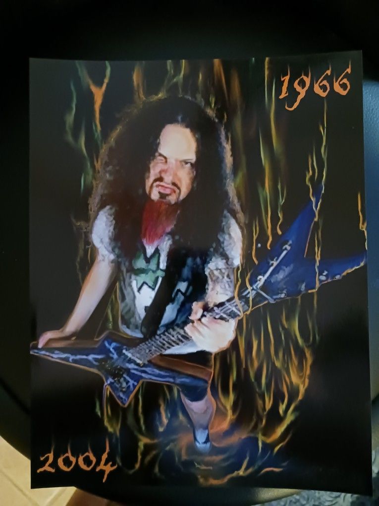 4 Dimebag Darell Abbott Lithographs ,Must Pick Up In Simi Valley